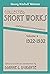 Collected Short Works and Related Correspondence, volume 4: 1922-1932