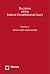 Decisions of the Bundesverfassungsgericht - Federal Constitutional Court - Federal Republic of Germany: General Right of Personality (English and German Edition)