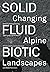 Solid, Fluid, Biotic: Changing Alpine Landscapes
