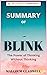 Summary of Blink: The Power...