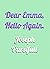 Dear Emma, Hello Again. by Joseph Pursifull