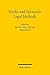 Nordic and Germanistic Legal Methods: Contributions to a dialogue between different legal cultures, with a main focus on Norway and Germany