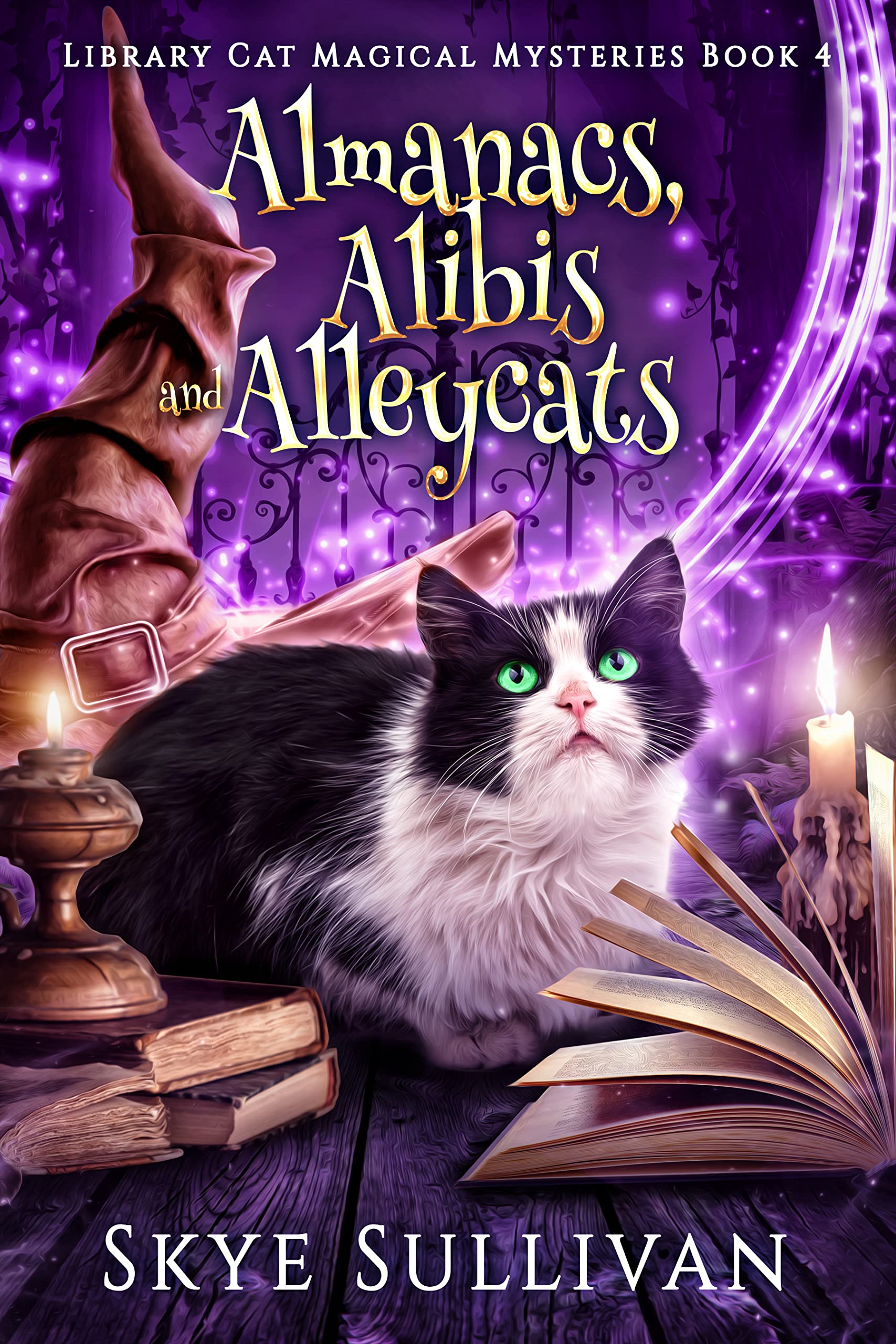 Almanacs, Alibis and Alleycats (Library Cat Magical Mysteries, #4)