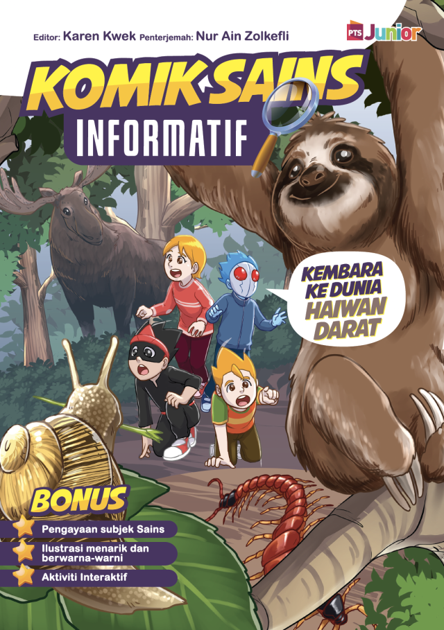 Komik Sains Informatif: Kembara ke Dunia Haiwan Darat
