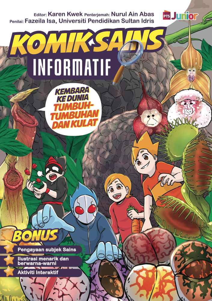 Komik Sains Informatif: Kembara Di Dunia Tumbuh-Tumbuhan dan Kulat