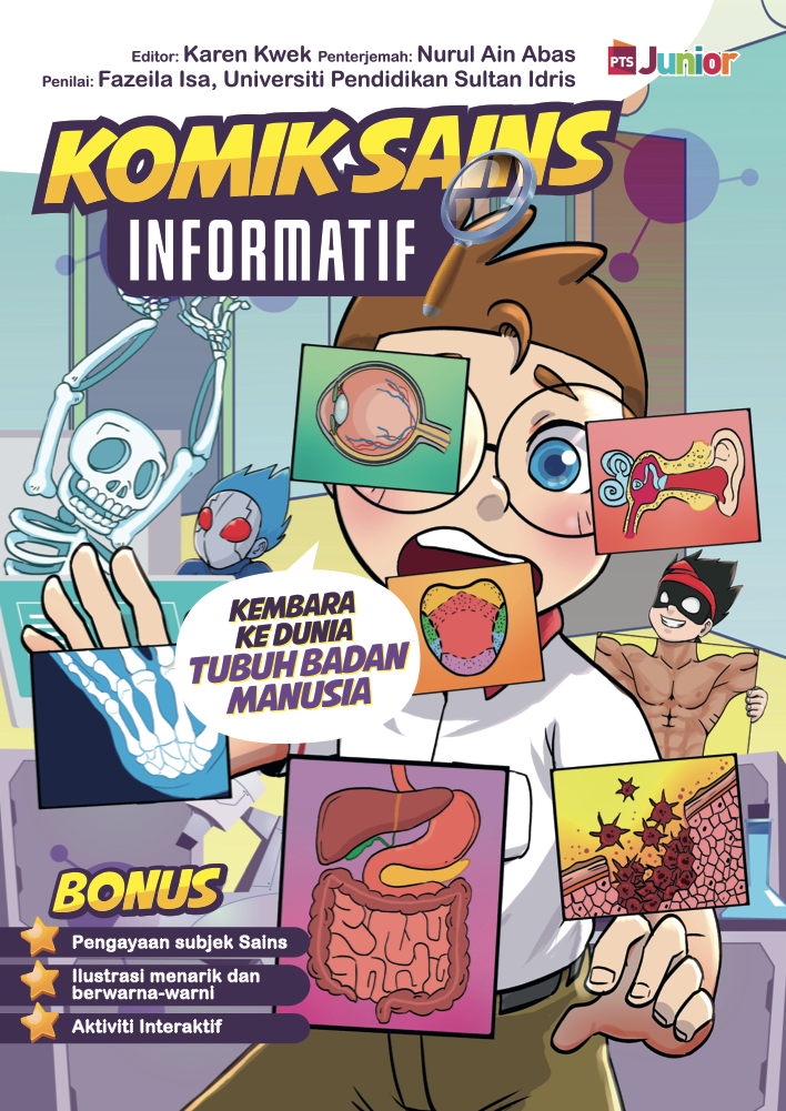Komik Sains Informatif: Kembara Ke Dunia Tubuh Badan Manusia