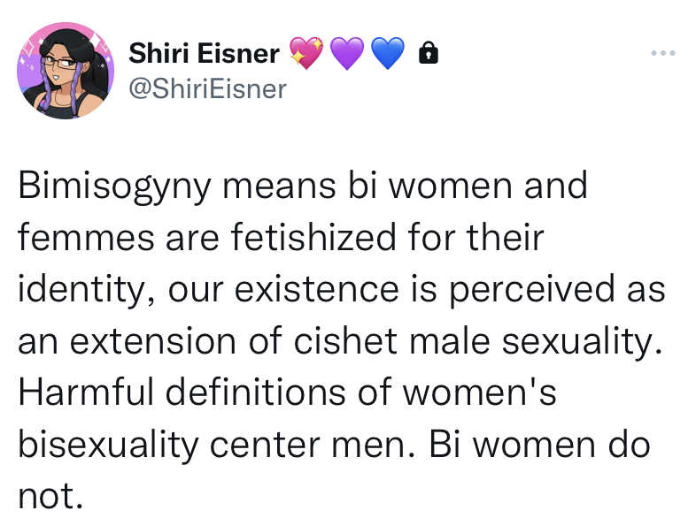 Bimisogyny and What It Means