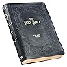 KJV Holy Bible, Giant Print Full-size Faux Leather Red Letter Edition - Thumb Index & Ribbon Marker, King James Version, Midnight Blue (KJV Full Size GP Editions)