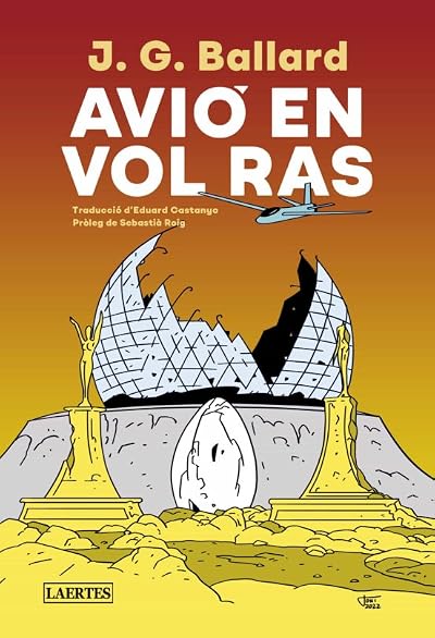 Portada de Avió en vol ras, de J.G. Ballard
