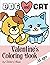 Dog and Cat Valentines Colo...