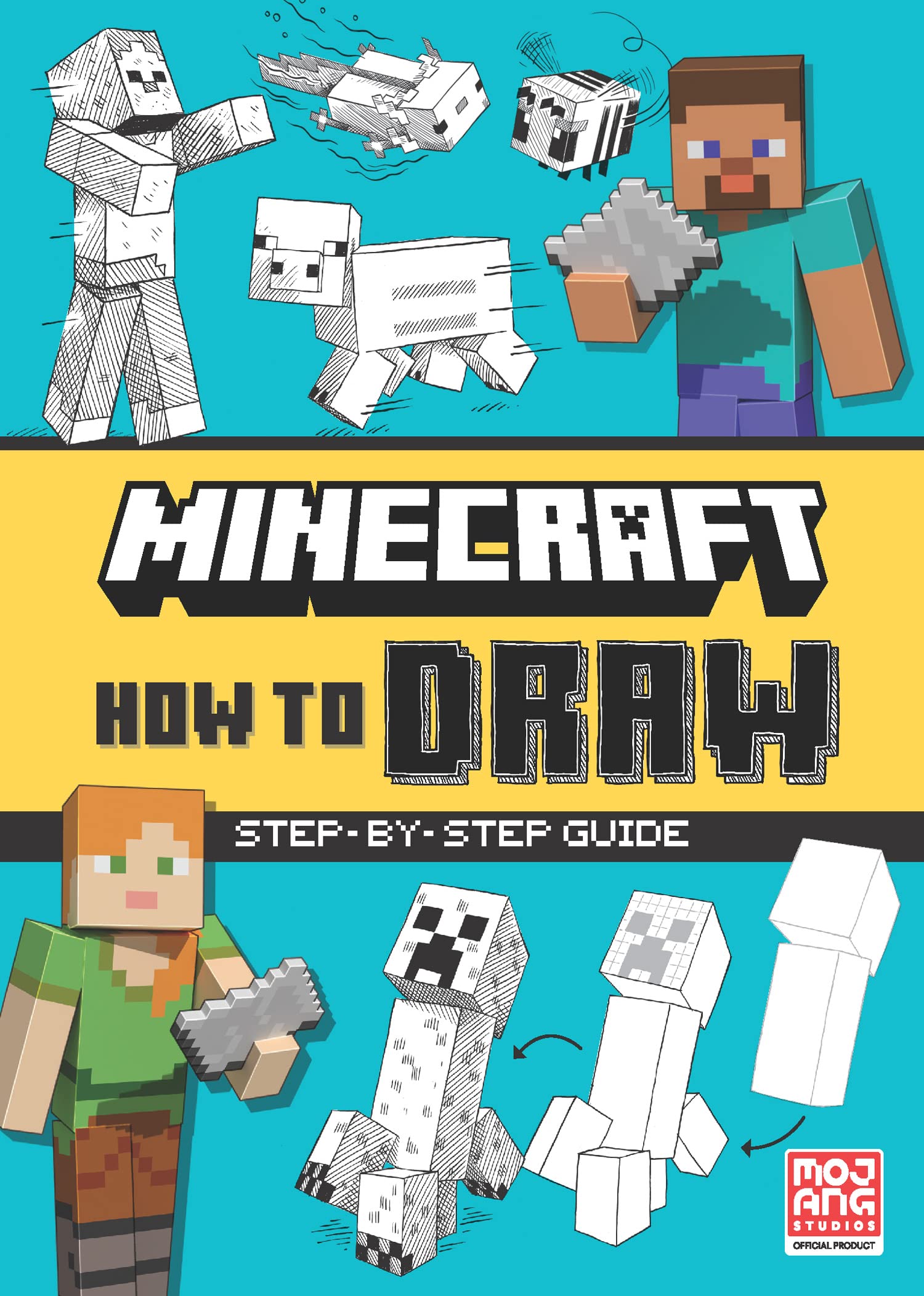 Minecraft How to Draw: An official Minecraft drawing book, fully illustrated with spaces to draw on the page – perfect for arty kids and gamers, new for 2023 (Kindle Edition)