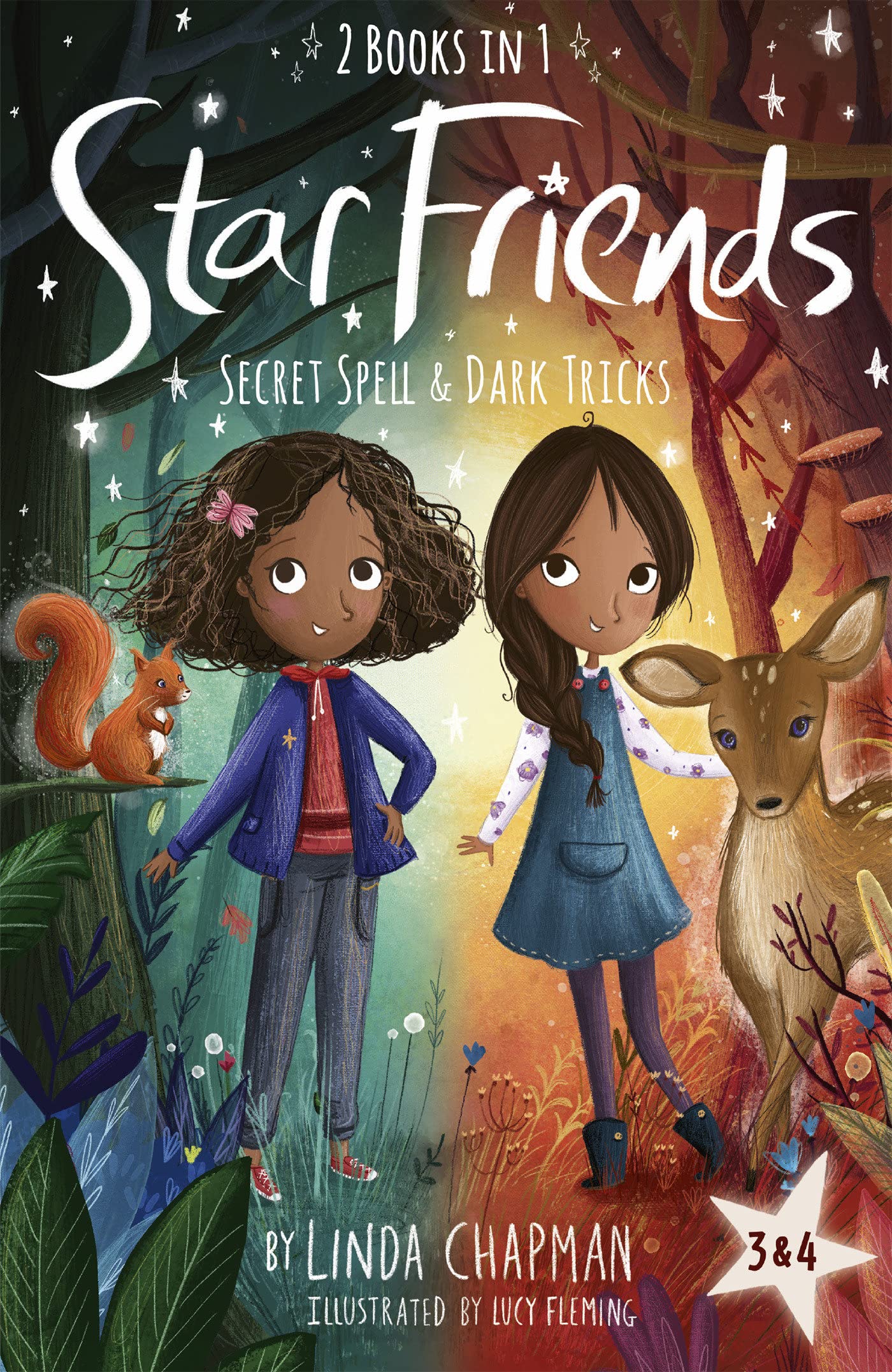 Star Friends 2 Books in 1: Secret Spell & Dark Tricks: Books 3 and 4 (Paperback)