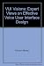 VUI Visions: Expert Views on Effective Voice User Interface Design