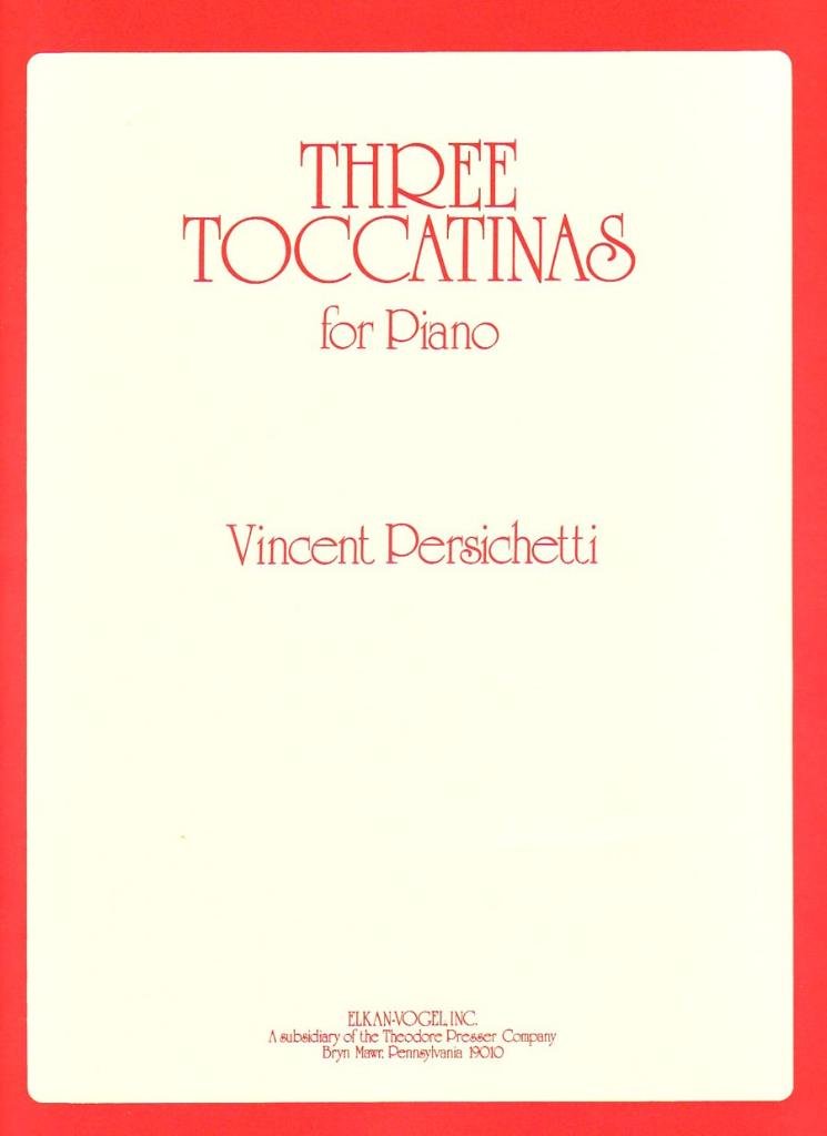 Persichetti: 3 Toccatinas, Op. 142 (Paperback)