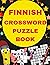 FINNISH CROSSWORD PUZZLE BOOK
