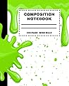 Slime Composition Notebook for students: Blank lined notebook for writing 200 Wide Rule Pages