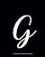 Letter G Monogram Journal: ...