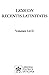 Lexicon Recentis Latinitatis (Latin Edition)