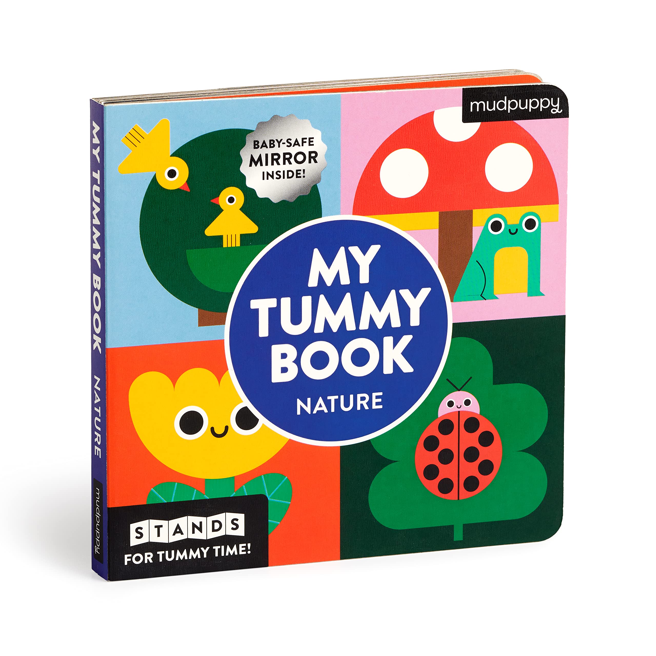 Nature – My Tummy Sturdy Fold Out Board Book With Baby Safe Mirror (Novelty Book)
