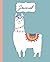 Journal and Sketchbook: Composition Size (7.5"x9.75") With Lined and Blank Pages, Perfect for Journal, Doodling, Sketching and Notes: Llama