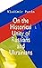 On the Historical Unity of ...