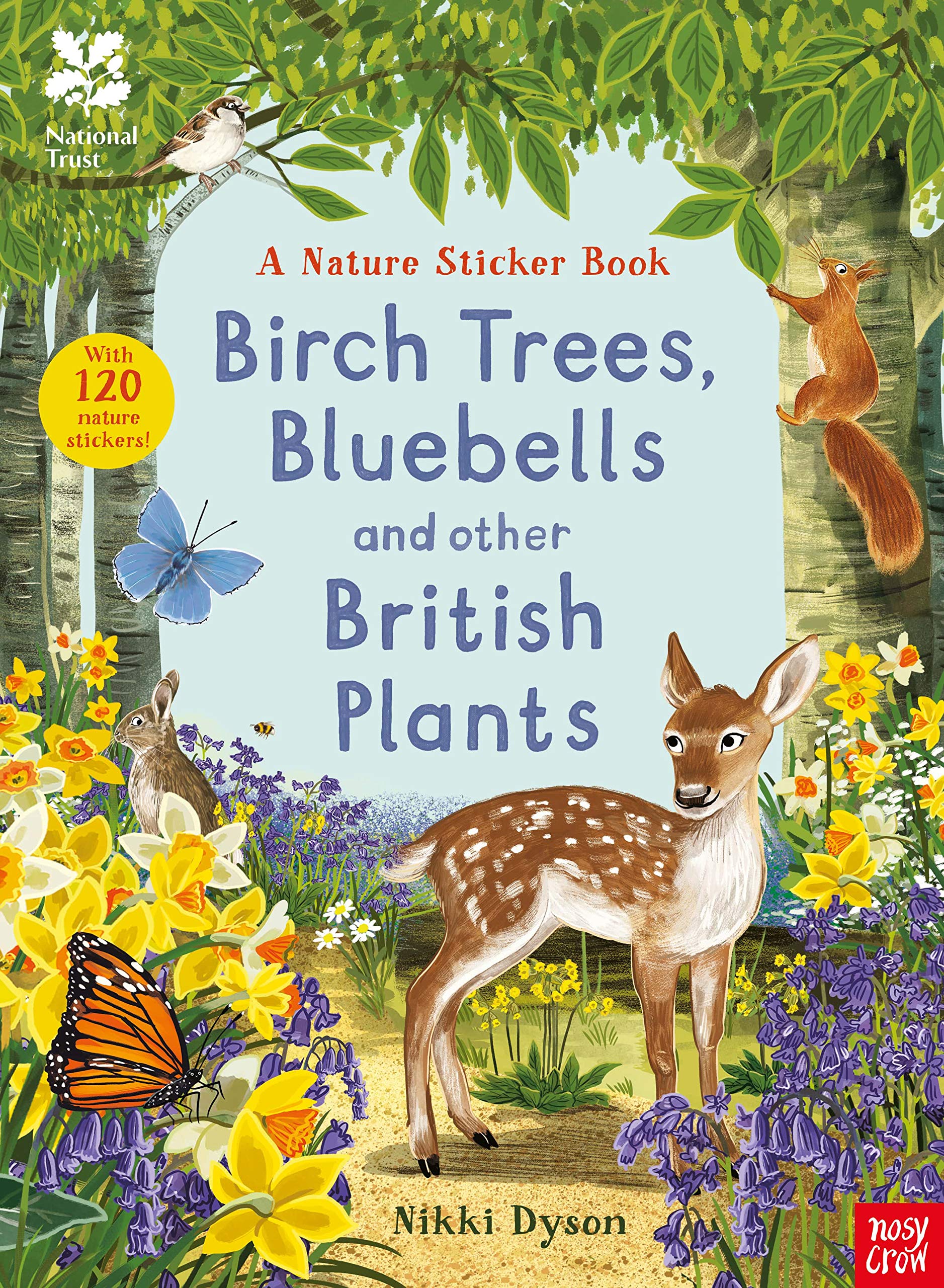 National Trust: Birch Trees, Bluebells and Other British Plants (National Trust Sticker Spotter Books)