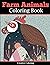Farm Animals Coloring Book ...
