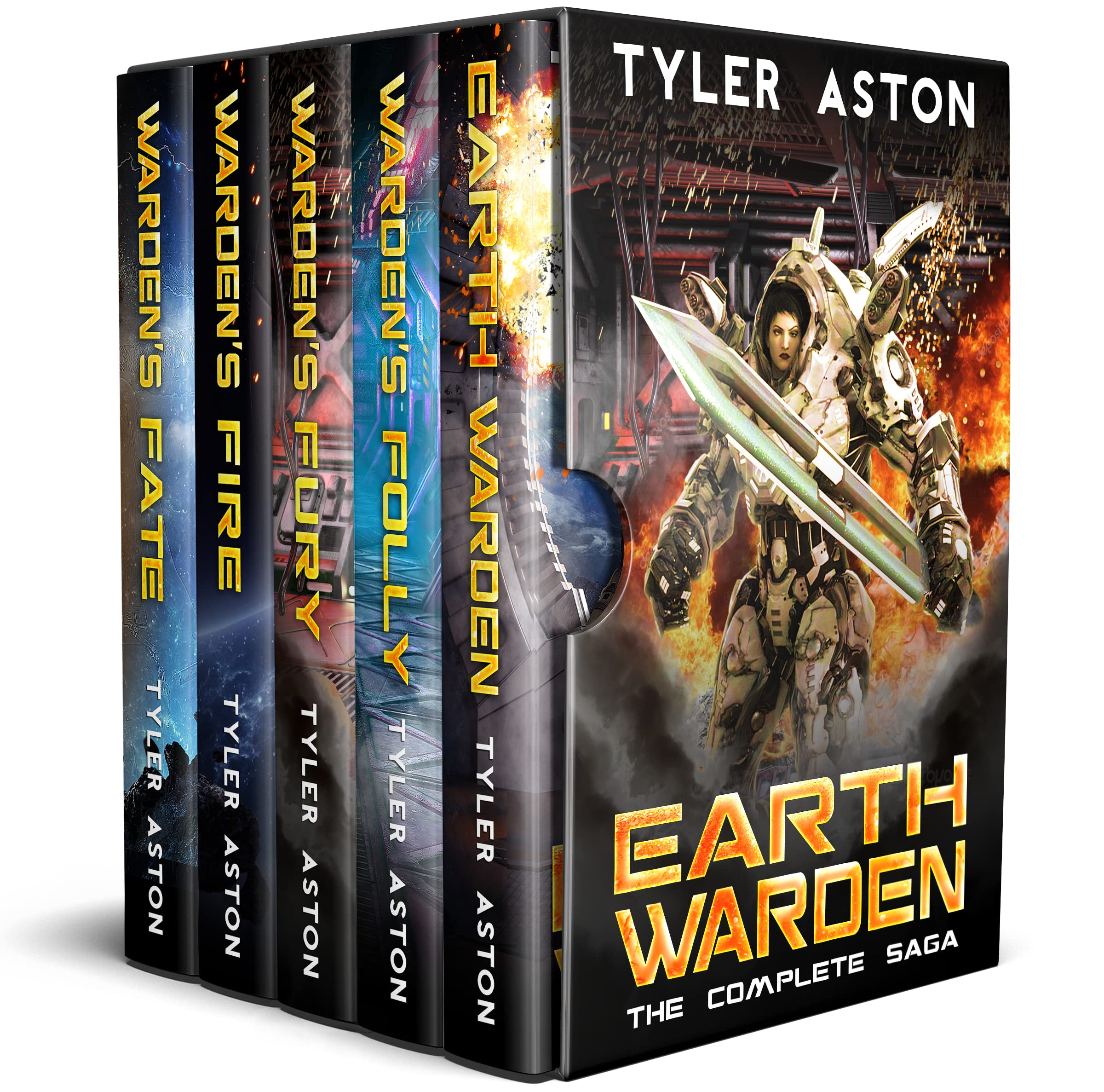 Earth Warden - Complete Series Box Set (Books 1-5): An Epic Sci-Fi Adventure