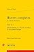 Oeuvres Completes: Solitaire Premier, Ou, Discours Des Muses, Et de la Fureur Poetique (Textes de La Renaissance) (French Edition)