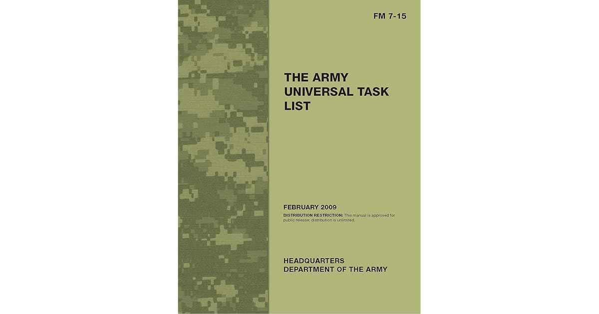 FM 715 THE ARMY UNIVERSAL TASK LIST by Luc Boudreaux