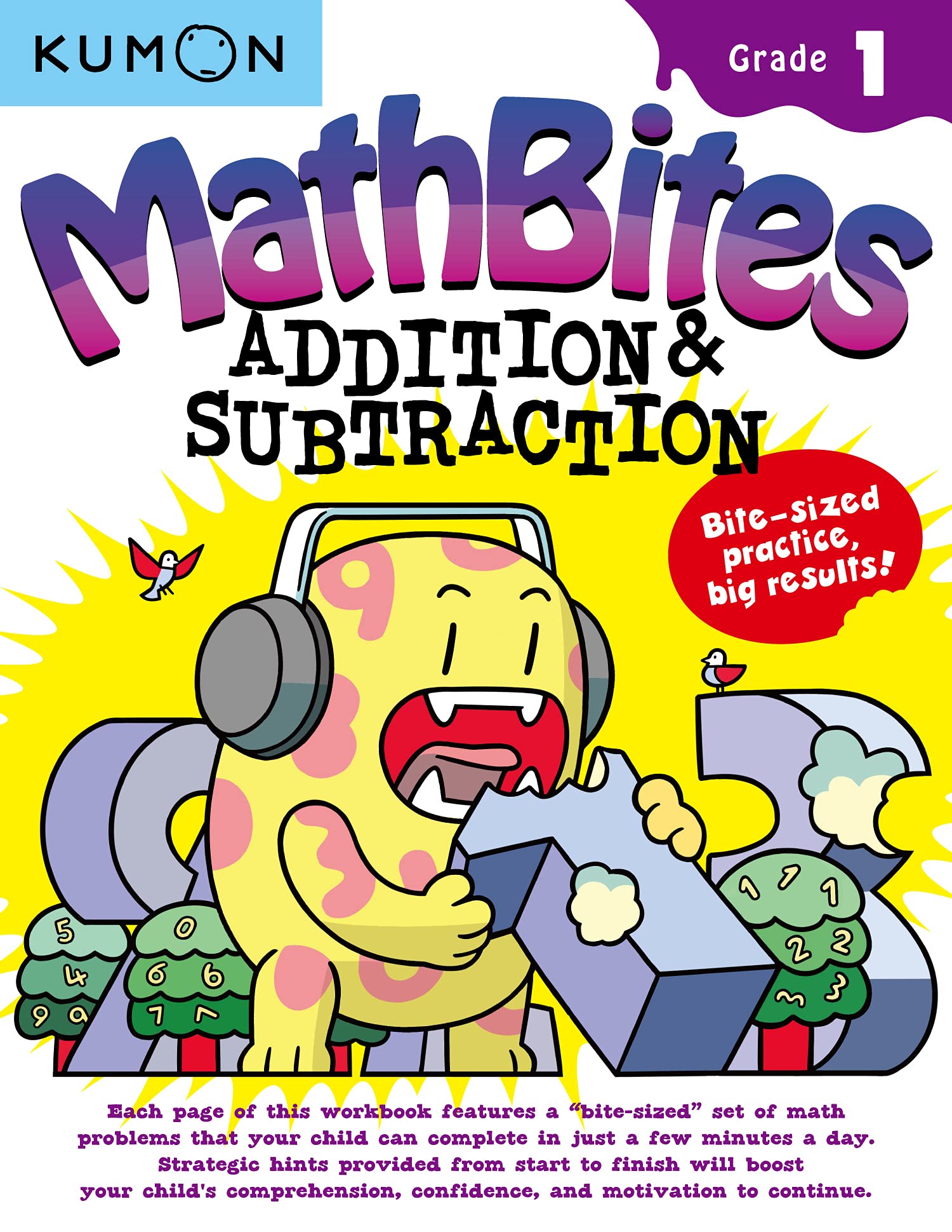 Kumon MathBites: Grade 1 Addition & Subtraction-Bite-Sized Practice, Big Results! (Paperback)