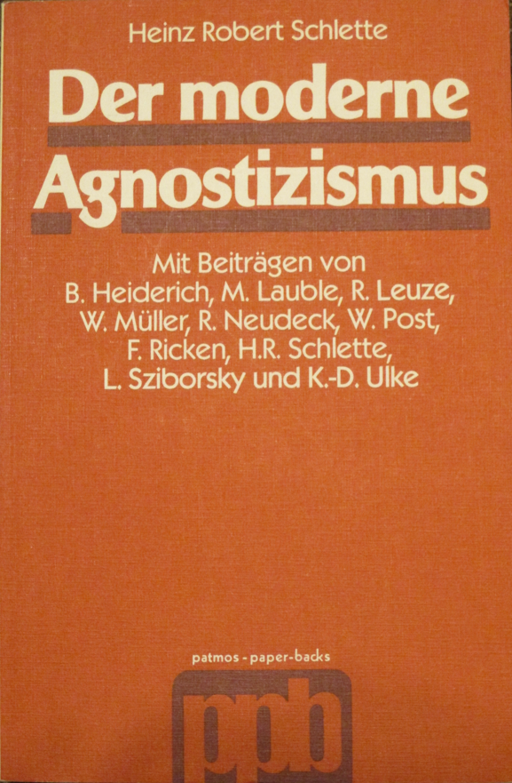 Der moderne Agnostizismus (Paperback)