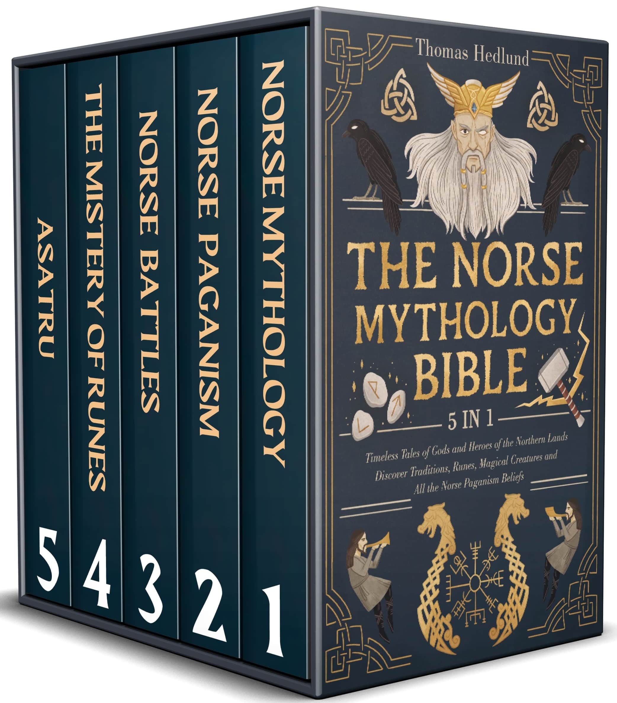 The Norse Mythology Bible: [5 IN 1] Timeless Tales of Gods and Heroes of the Northern Lands | Discover Traditions, Runes, Magical Creatures and All the Norse Paganism Beliefs (Kindle Edition)