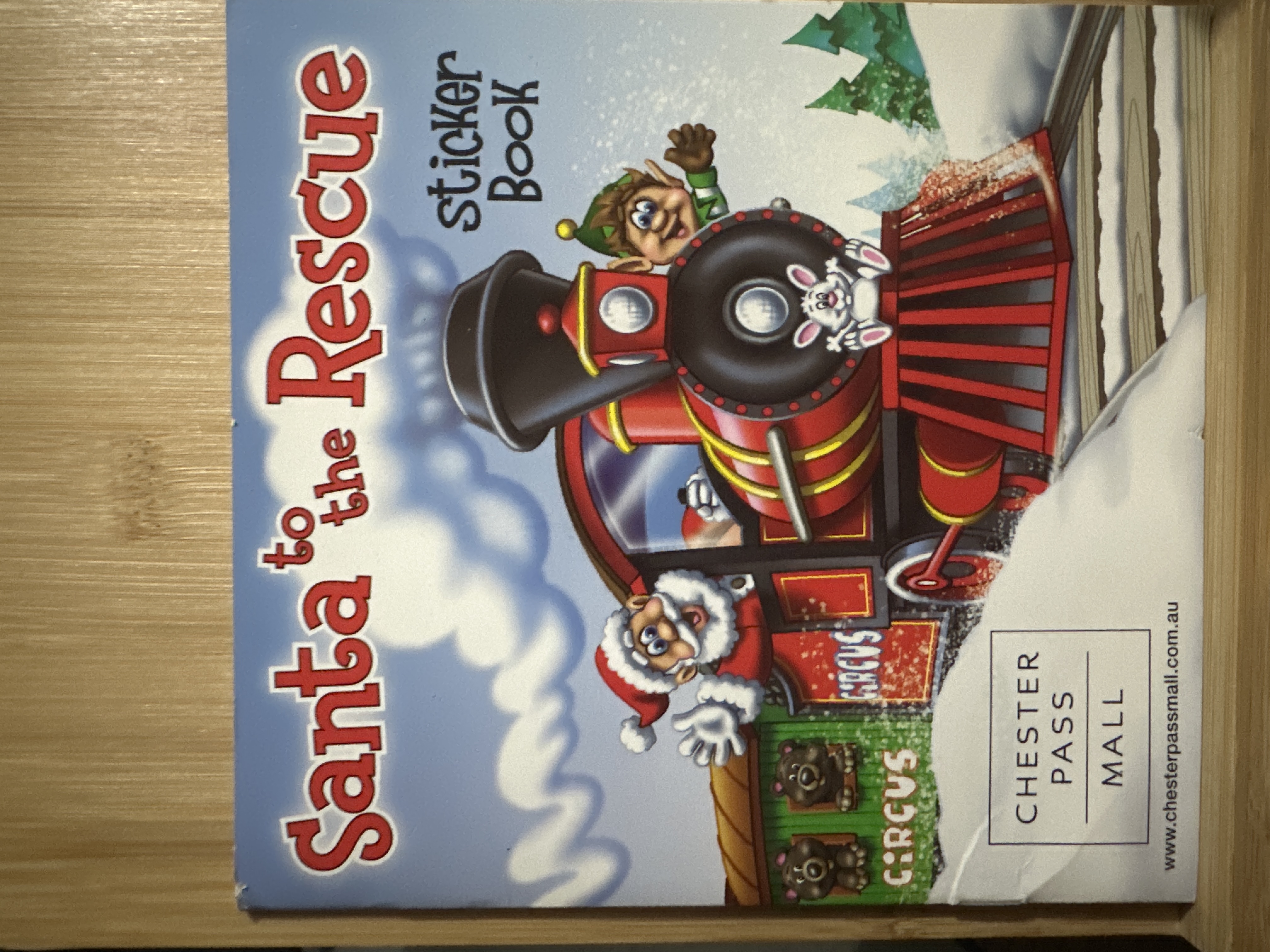 Santa to the Rescue - Sticker Book