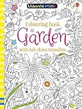 Colouring Book Garden with rub-down transfers