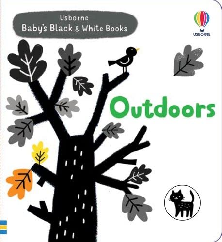Usborne Babys Black and White Books Outdoors 1. (Board Book)