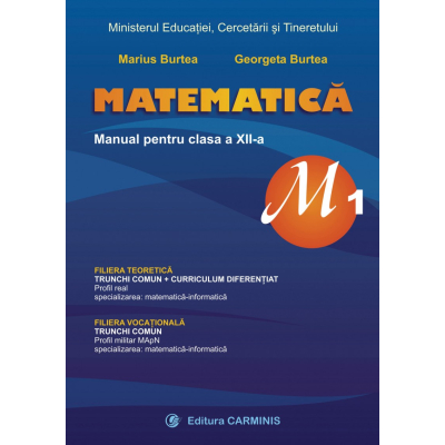 Matematica, M1, Manual pentru Clasa a XII-a (Paperback)