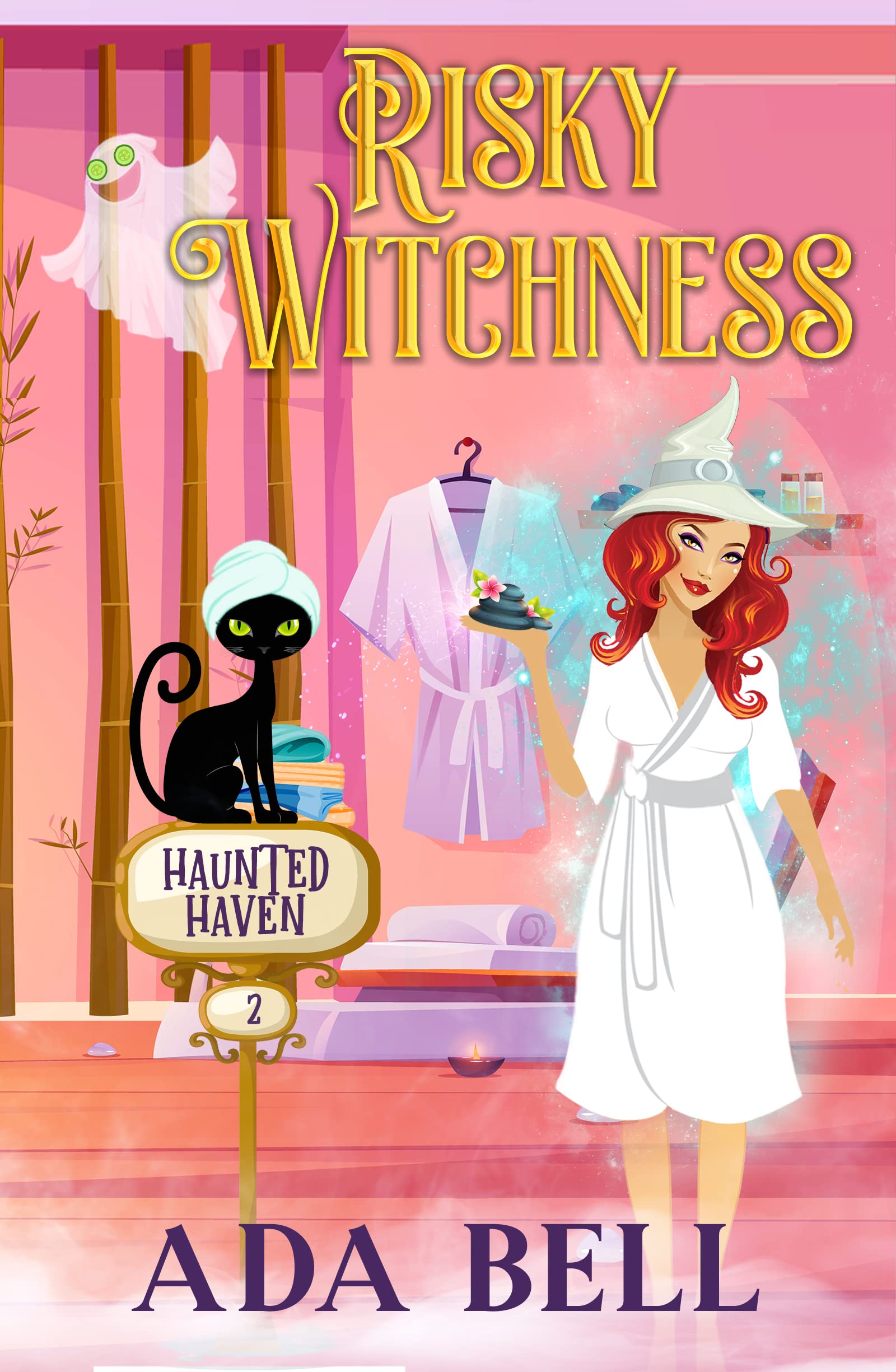 Risky Witchness: A small-town cozy witch mystery (Haunted Haven Book 2)