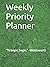 Weekly Priority Planner: Tw...