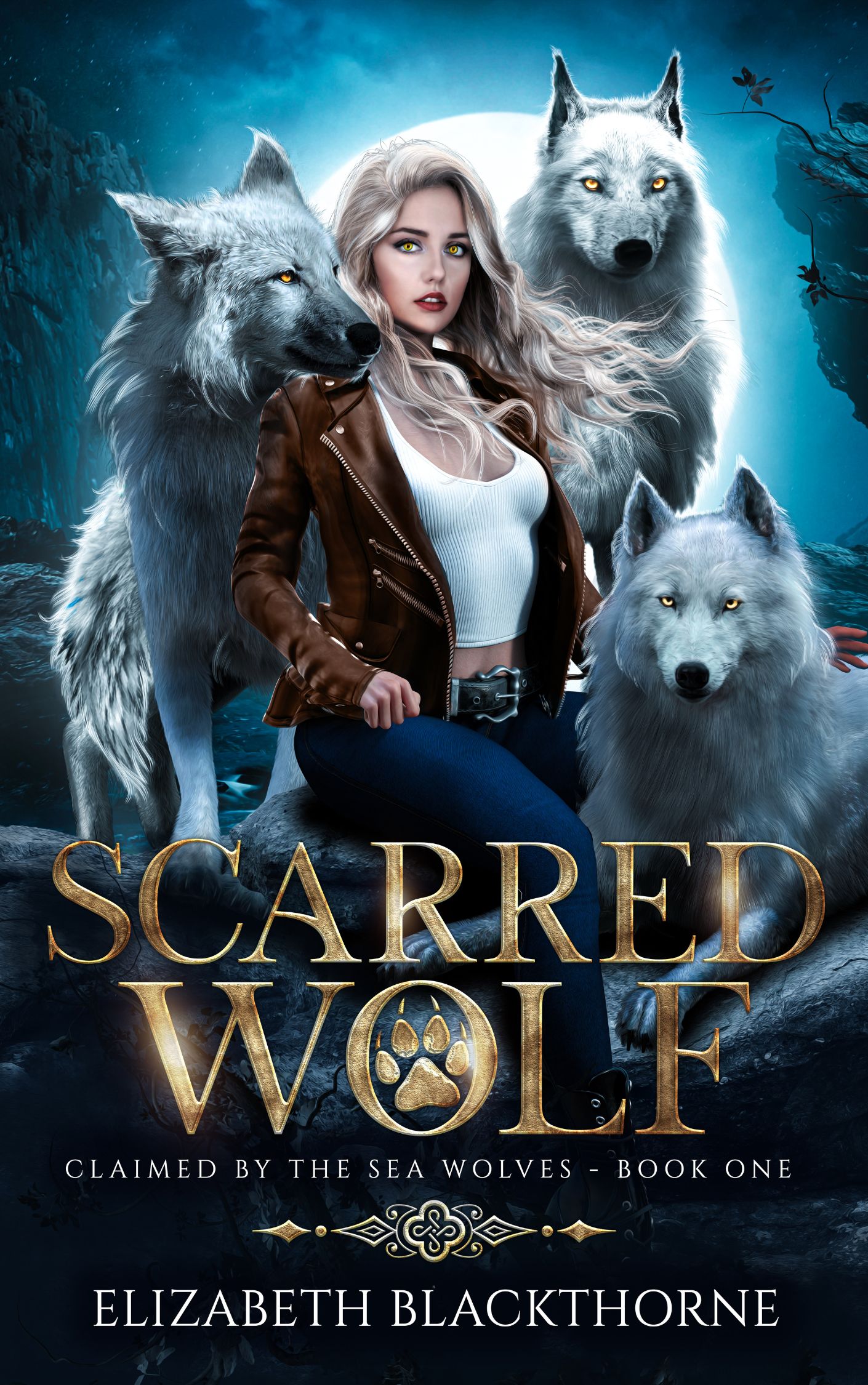 Scarred Wolf (Claimed by the Sea Wolves, #1)