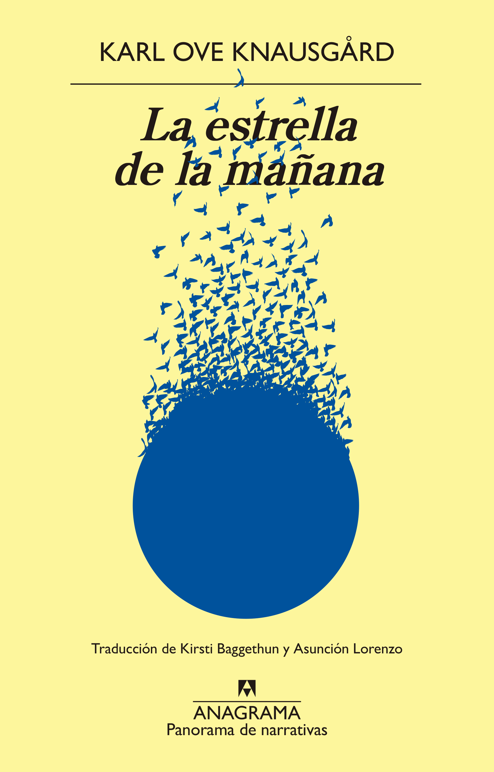 Portada de La estrella de la mañana, de Karl Ove Knausgård