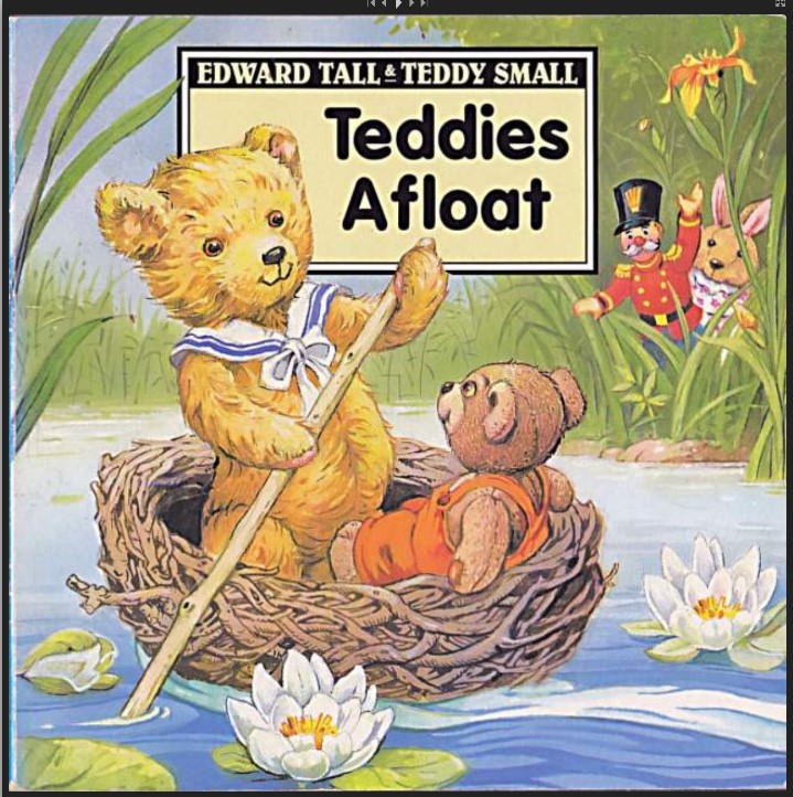Teddies Afloat (Edward Tall & Teddy Small Board Books)