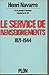 Le Service de renseignements, 1871-1944 by Henri Navarre