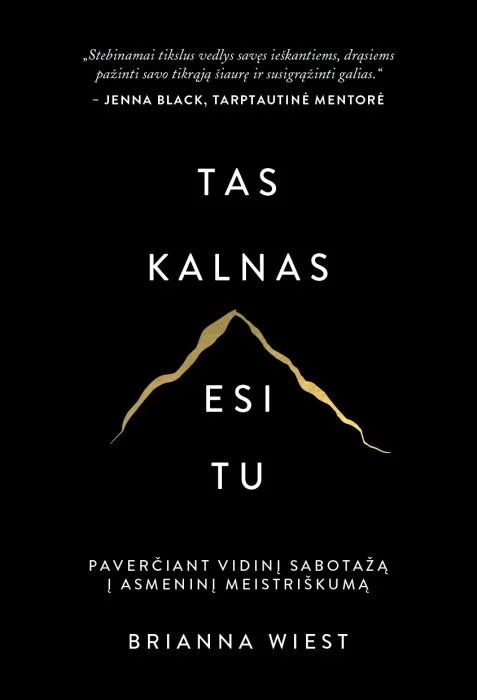 Tas kalnas esi tu: paverčiant vidinį sabotažą į asmeninį meistriškumą