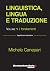 Linguistica, lingua e tradu...