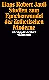 Studien Zum Epochenwandel Der Asthetischen Moderne