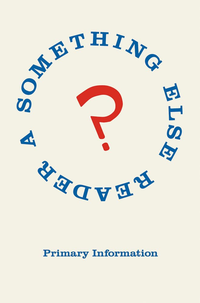 A Something Else Reader (Paperback)