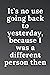 It’s no use going back to yesterday, because I was a different person then: journal With a cover containing a quote, Get Shit Done 2021, inspirational ... book, (DIARY, Notebook), 6"x9" 120 page