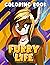 Furry Life Coloring Book: A...