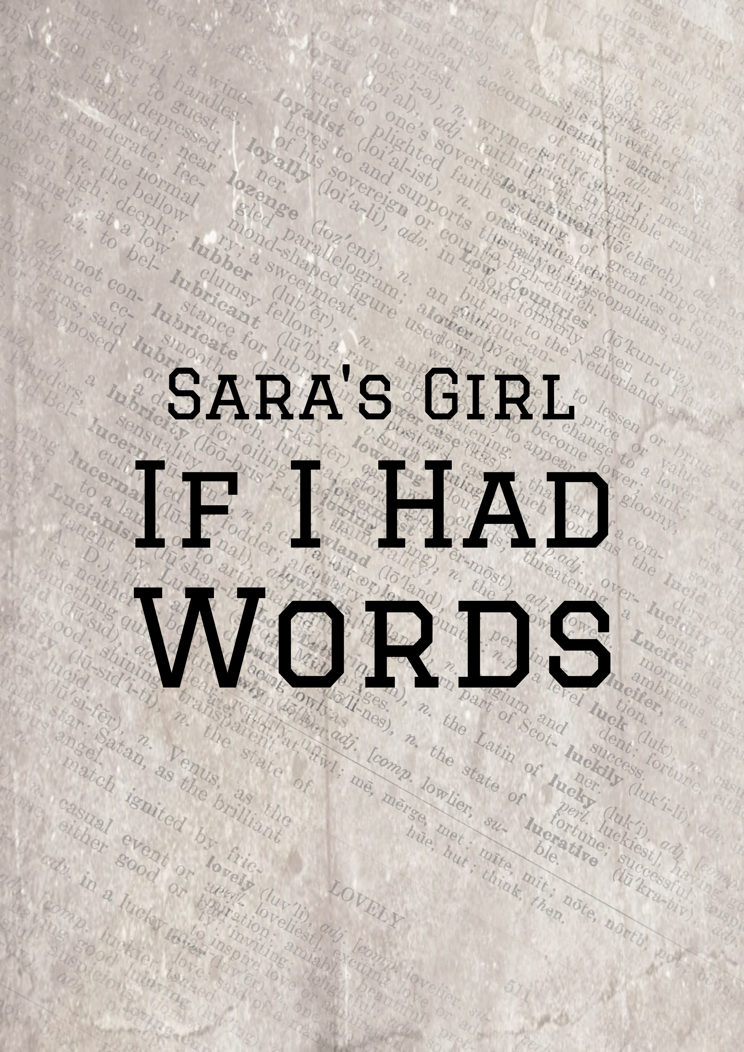 If I Had Words (online fiction)